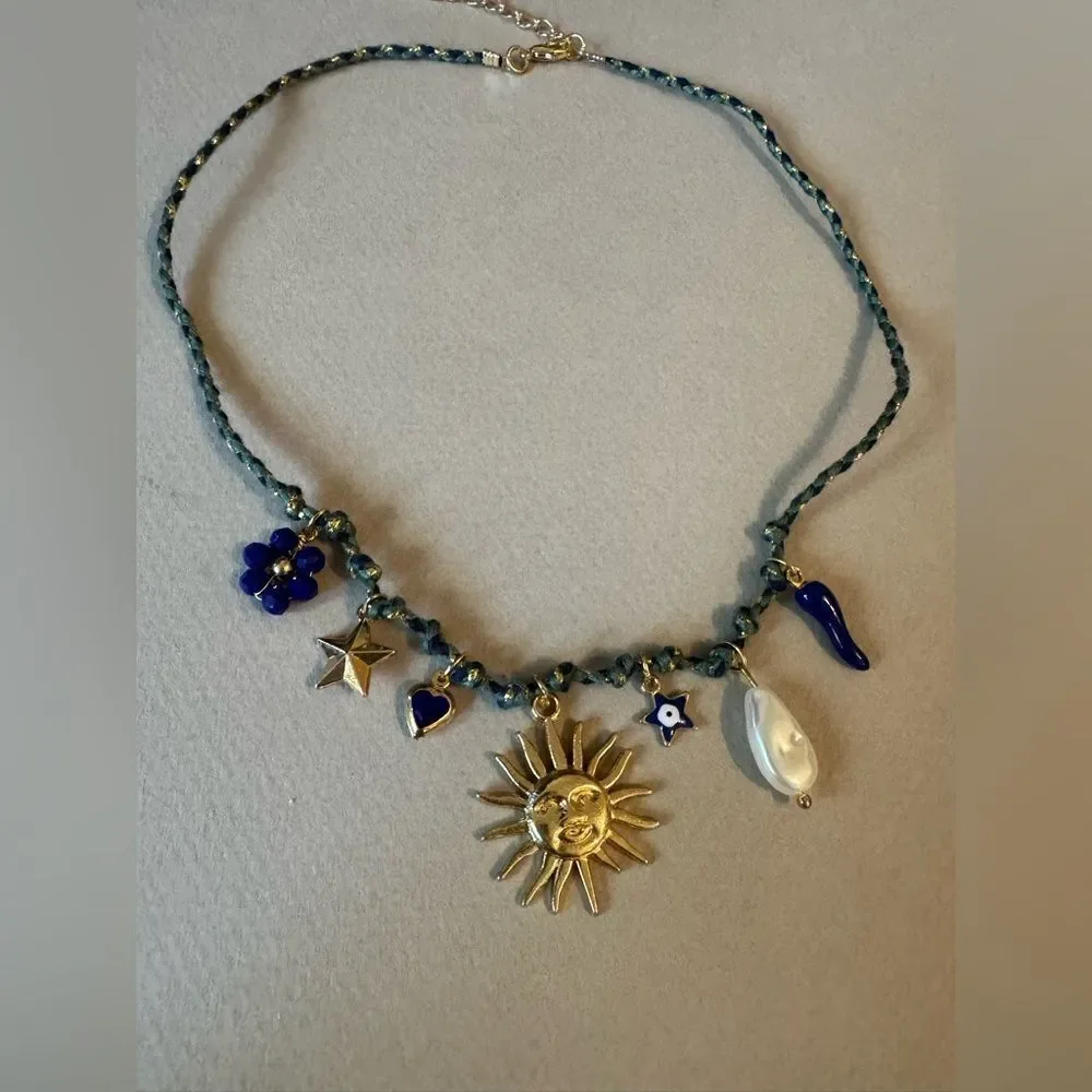 boho sun Necklace A1474